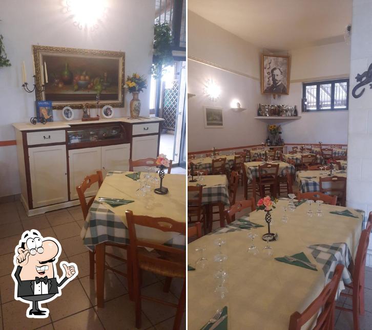 Gli interni di Pizzeria Renoir