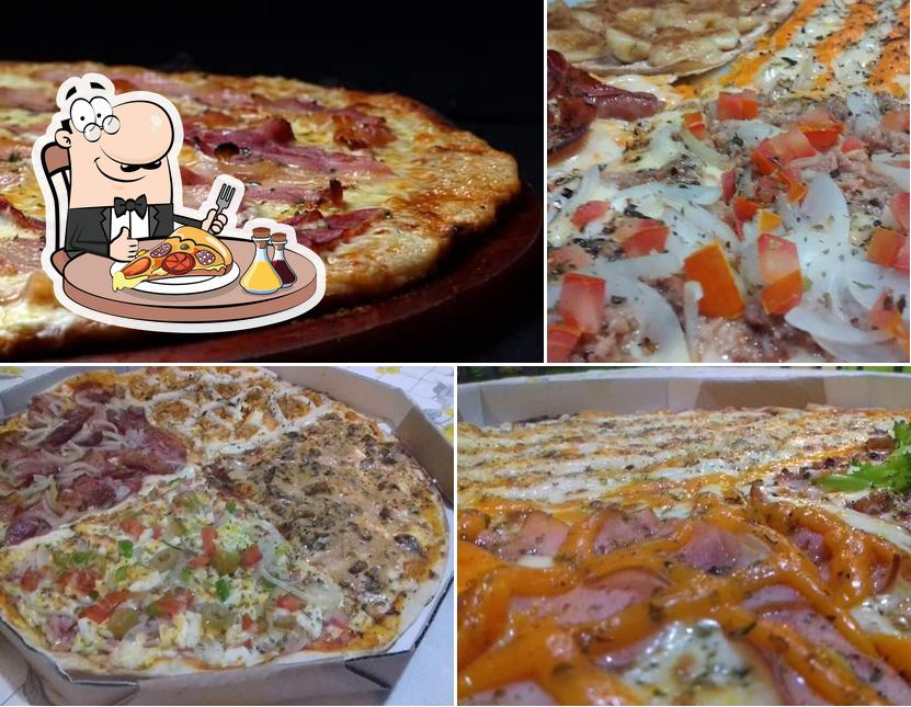 Escolha pizza no R&R Pizzas