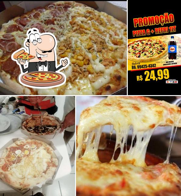 Escolha pizza no Delícias De Casa