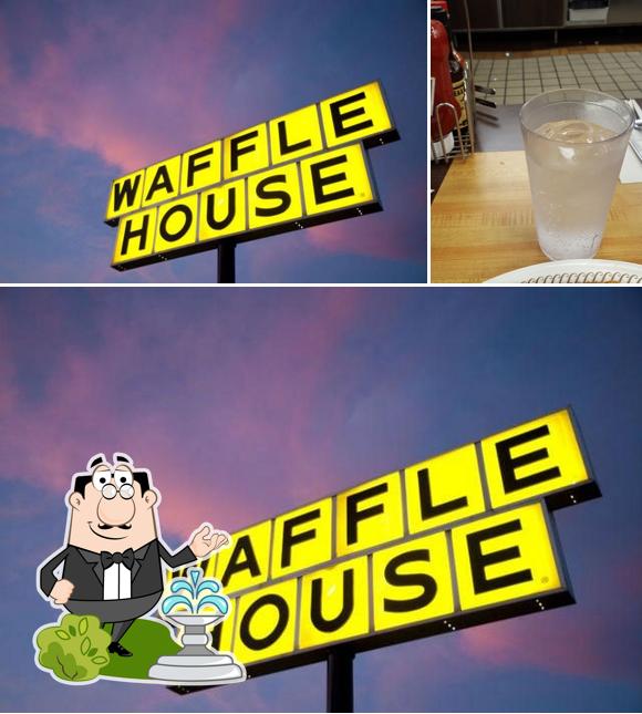 Waffle House is distinguished by exterior and beverage