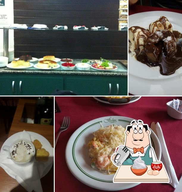 Restaurante Fiorentina - Centro provê uma escolha de sobremesas