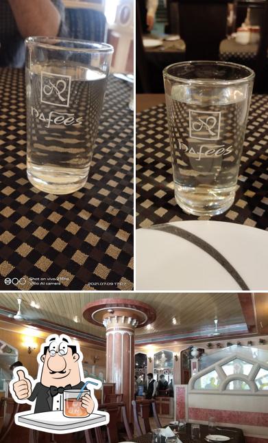 The photo of drink and interior at Nafees Restaurant