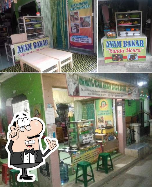 The interior of Ayam Bakar Bunda Moura (ABBM) & seblak prasmanan BM