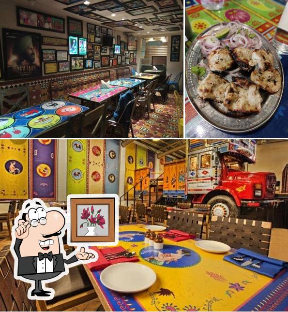 The interior of Balle Balle Dhaba