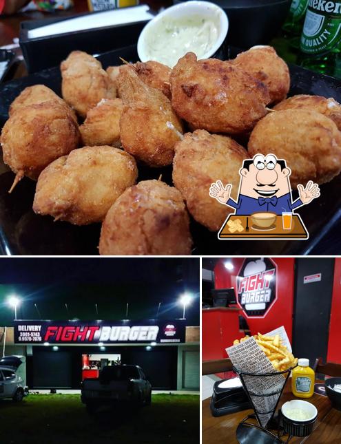 Comida em Fight Burger