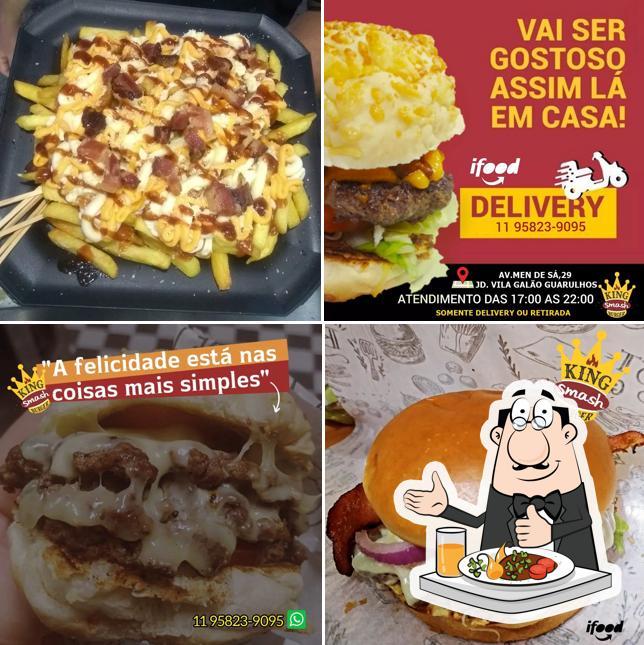 Comida em King Smash Burger