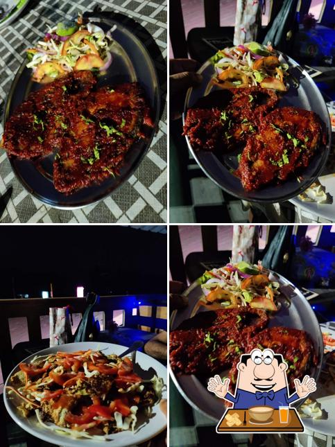 Food at The Wood Restaurant