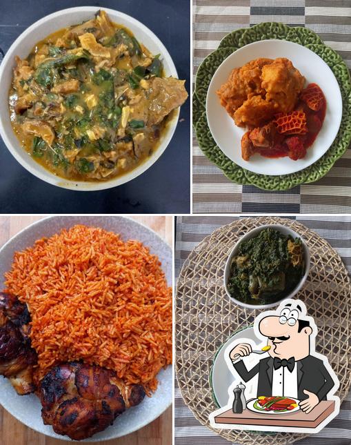 Meals at African Pots & Spices Takeaway Restaurant- Nigerian