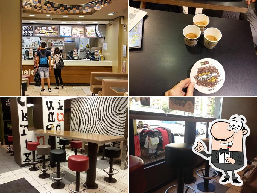 Gli interni di McDonald's Roma Colli Albani