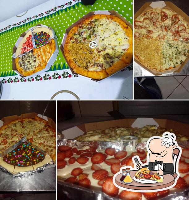 Escolha diversos tipos de pizza