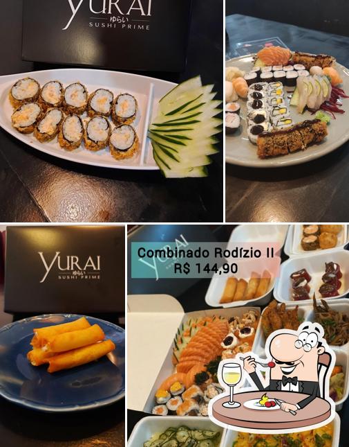 Comida em Yurai Sushi Prime