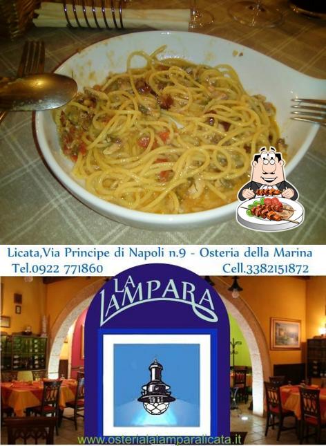 Platti al La Lampara Osteria della Marina