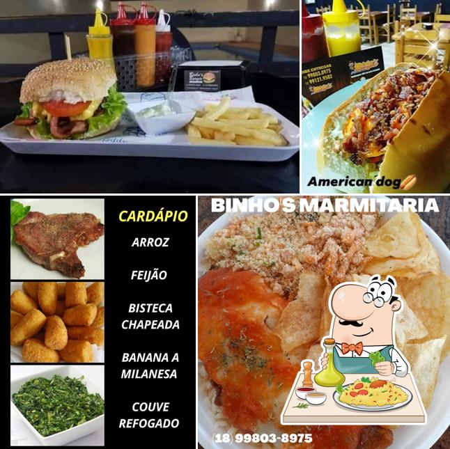 Comida em Binho's Burguer Hambúrguer Artesanal