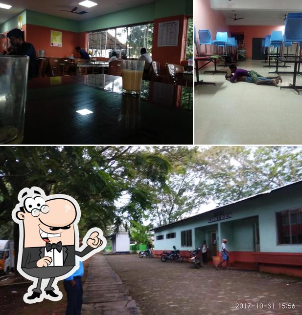 The photo of interior and exterior at CSEZ Canteen