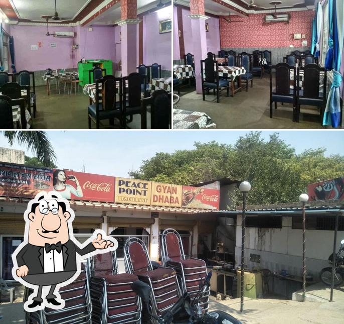 The interior of Gyan Dhaba & Restaurant