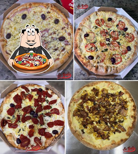 Peça pizza no Pizzaria e Esfiharia Lá Bella