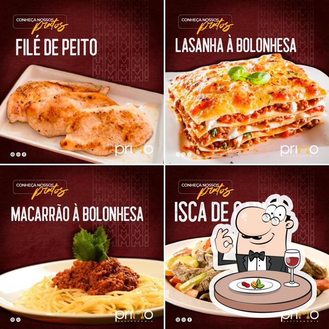 Comida em Primo Gastronomia