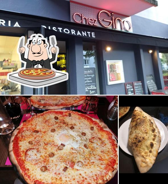 A CHEZ GINO CENTRE VILLE LORIENT, vous pouvez prendre des pizzas