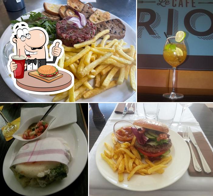 Hamburger à Restaurant Rio-Bar