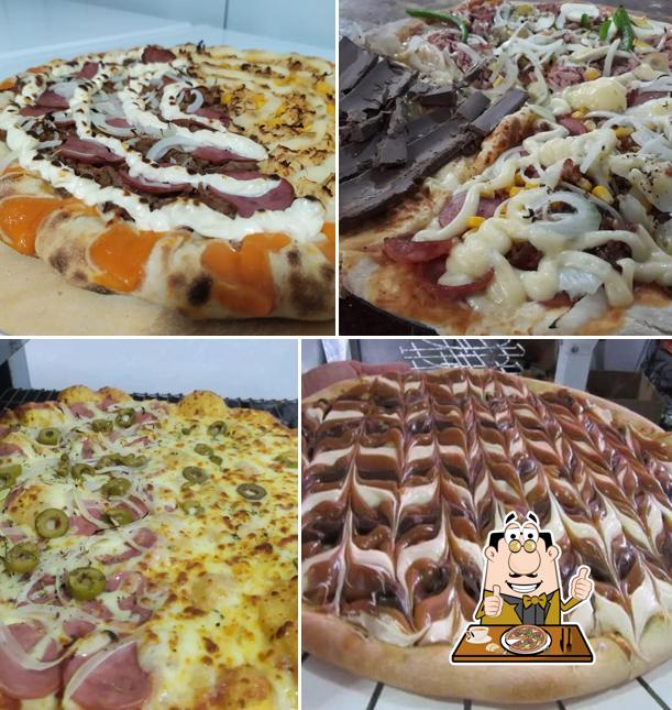 Escolha pizza no Delicia de Pizza Catole