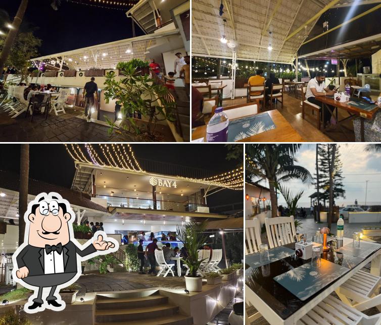 The interior of Bay4 Beachfront Restaurant