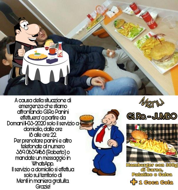 Commandez un hamburger à Gi. Ro. Panini