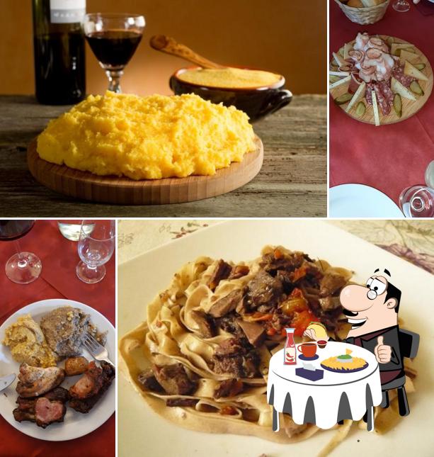 Piatto di formaggi al Ristorante Corona