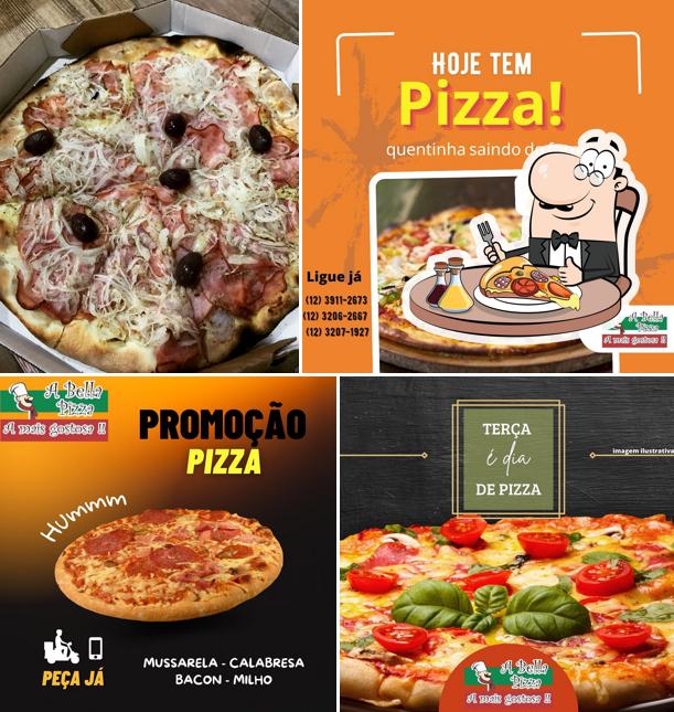 Consiga pizza no A Bella Pizza