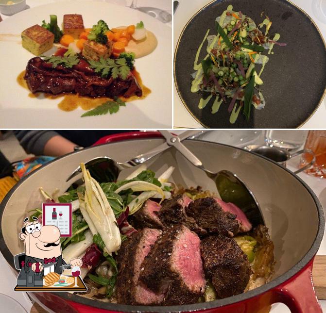 Try out meat meals at Le Clocher Penché