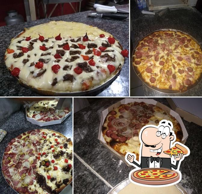 Consiga diferentes variedades de pizza