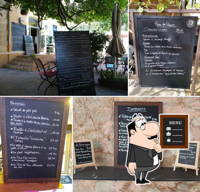 Découvrez le menu du jour sur le tableau