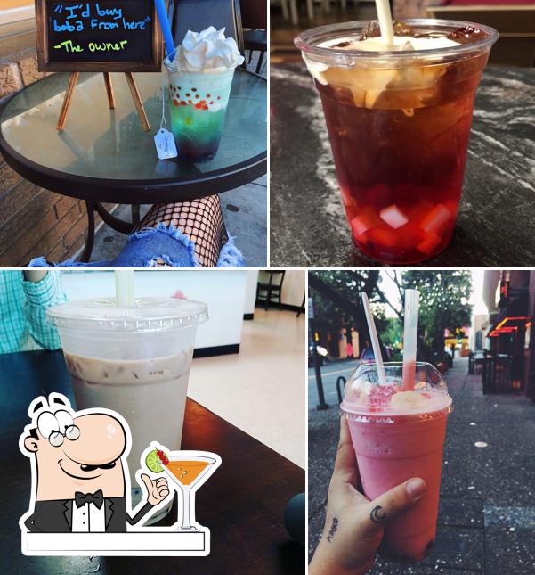 This is the photo depicting drink and food at Sunny's Boba & More