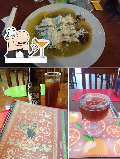 Напитки и еда в El Gallo De Oro
