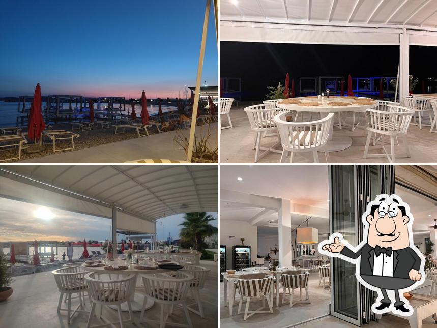 Gli interni di Portus Restaurant