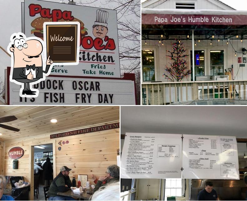 Papa Joe's Humble Kitchen in Milford Restaurant menu and reviews
