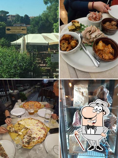 Guarda gli esterni di TRATTORIA PIZZERIA CIVICO 14