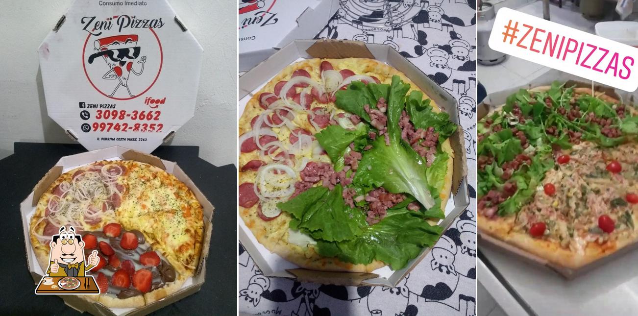 Escolha pizza no Zeni pizzas