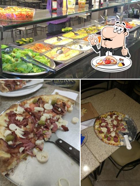 Experimente pizza no Restaurante Solar Da Praça