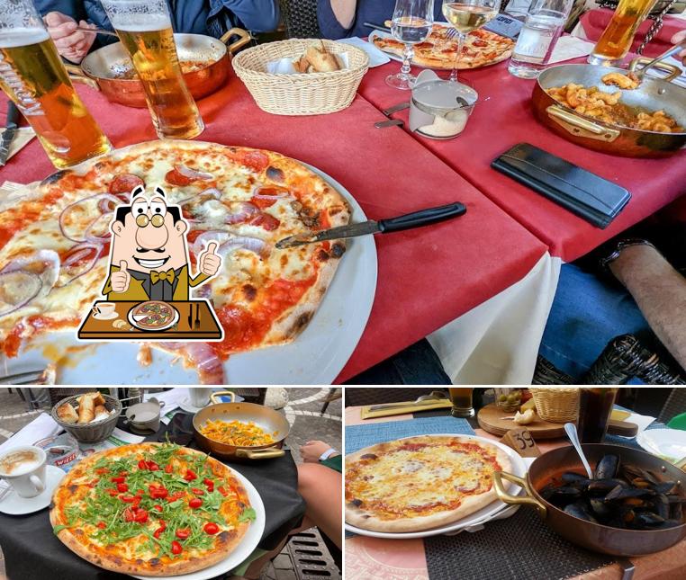 A Ristorante La Cambusa, puoi provare una bella pizza