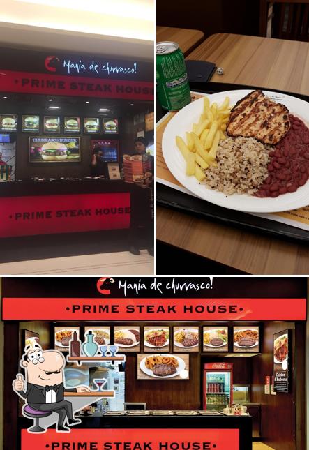 El interior de Mania de Churrasco! Prime Steak & Burger