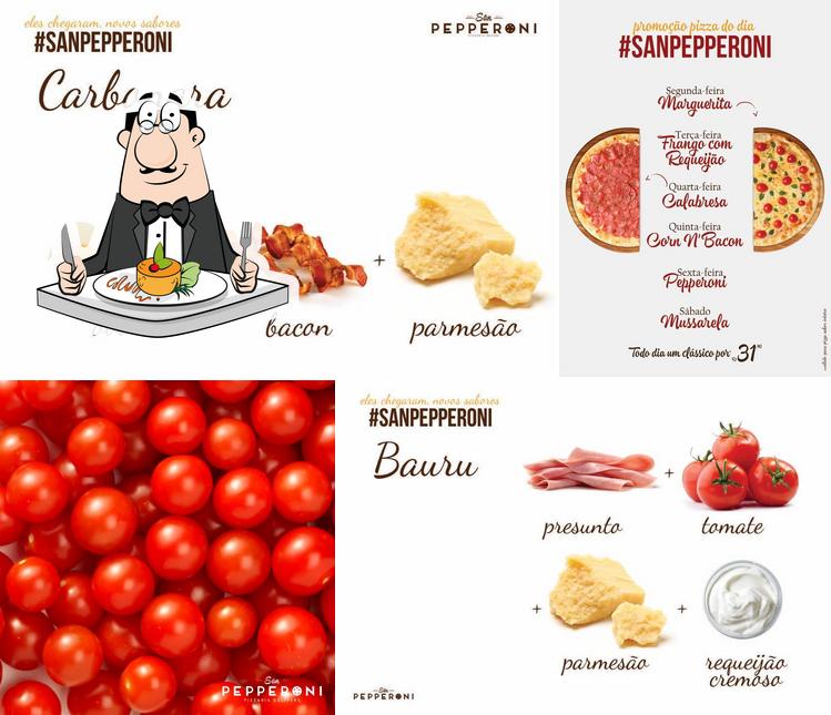 Comida em San Pepperoni