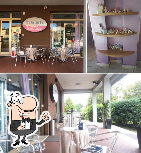 Gli interni di Gelateria Caffetteria Bianco Sogno Quarto inferiore (BO(