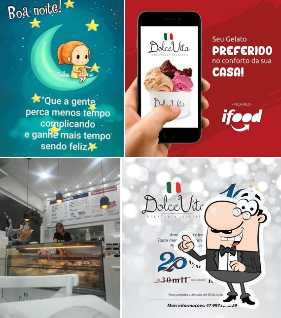 O exterior do Dolce Vita Gelateria Italiana