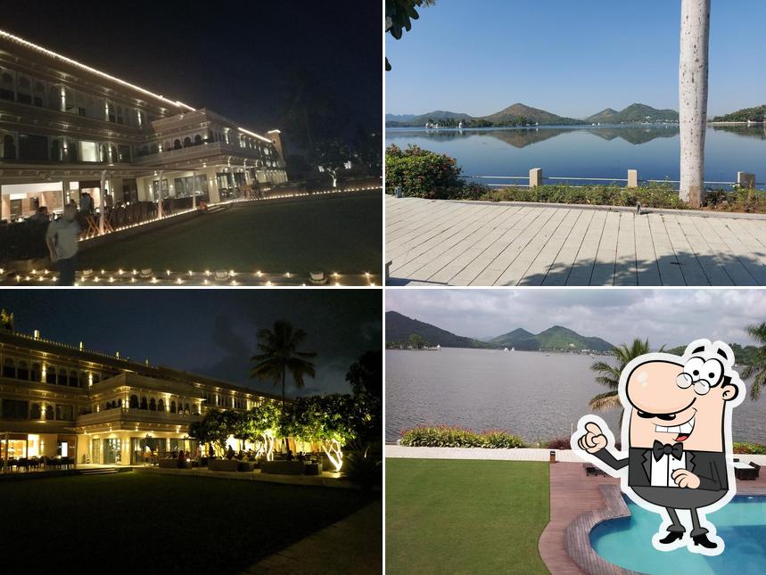 Enjoy the view at the outside area of Frangipani by the Lake