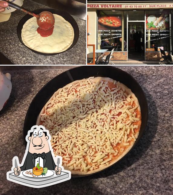 Parmi les diverses choses de la nourriture et la intérieur, une personne peut trouver sur Pizza Voltaire paris 11eme italien