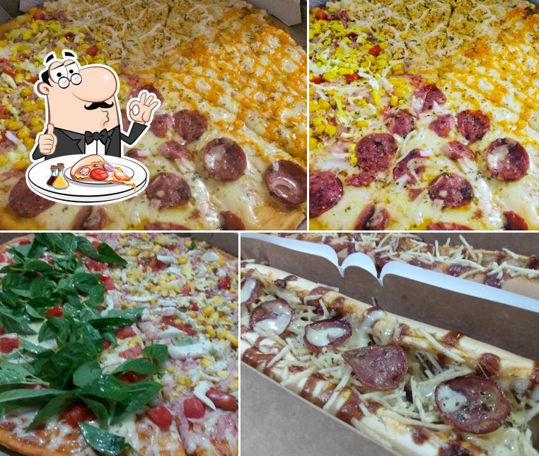 No Pizzaria Forma De Plata, você pode provar pizza