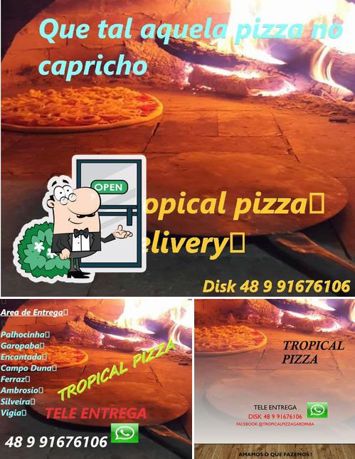 O exterior do TropicalPizza