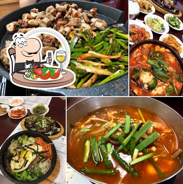 Order seafood at Jin korean restaurant