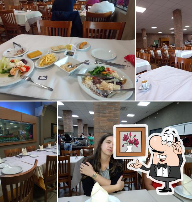 Veja imagens do interior do Aquarius Churrascaria