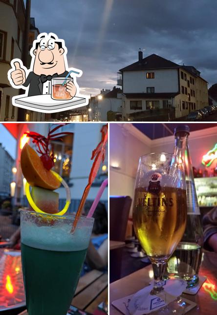 Take a look at the photo showing drink and exterior at Gaststätte Kulisse